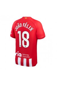 Atletico Madrid Joao Felix #18 Fotballdrakt Hjemme Klær 2023-24 Korte ermer